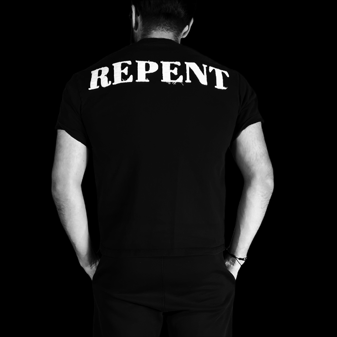 REPENT EMBROIDERED T-SHIRT - BLACK FRIDAY EXCLUSIVE PRODUCT