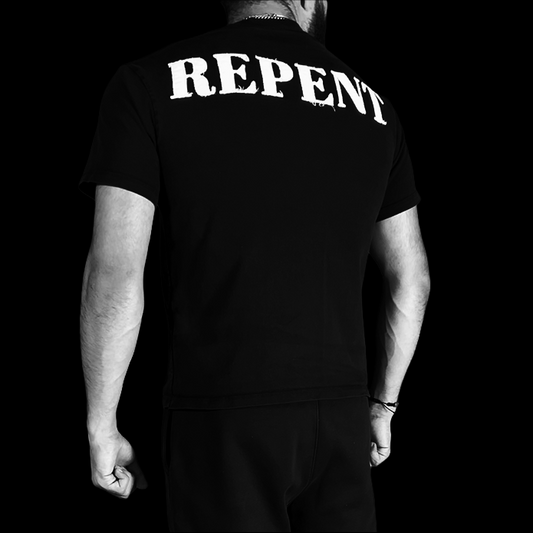 REPENT EMBROIDERED T-SHIRT - BLACK FRIDAY EXCLUSIVE PRODUCT